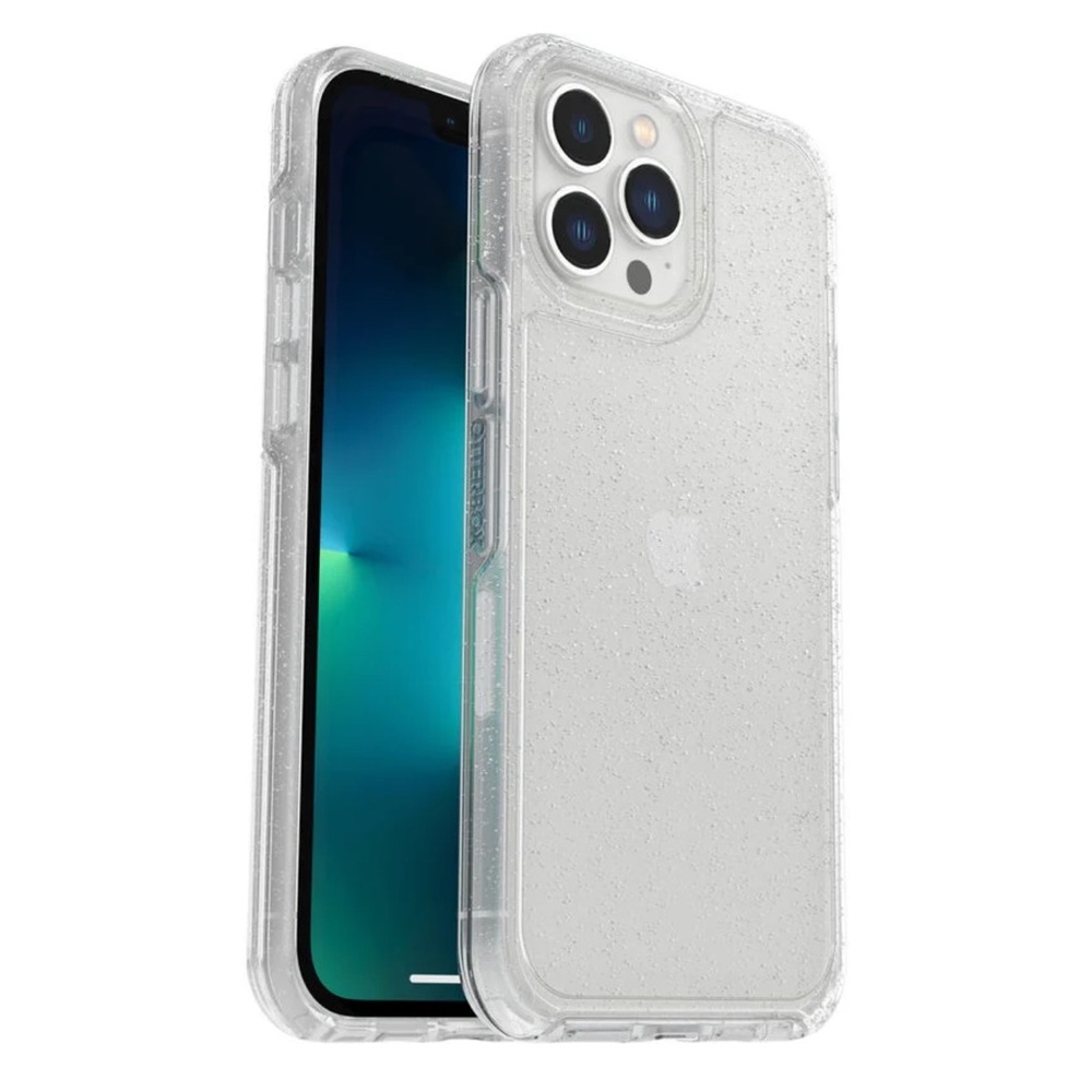 *BRAND NEW* OtterBox Symmetry Series Clear Stardust • iPhone 12 & 13 Pro Max 🦦✨